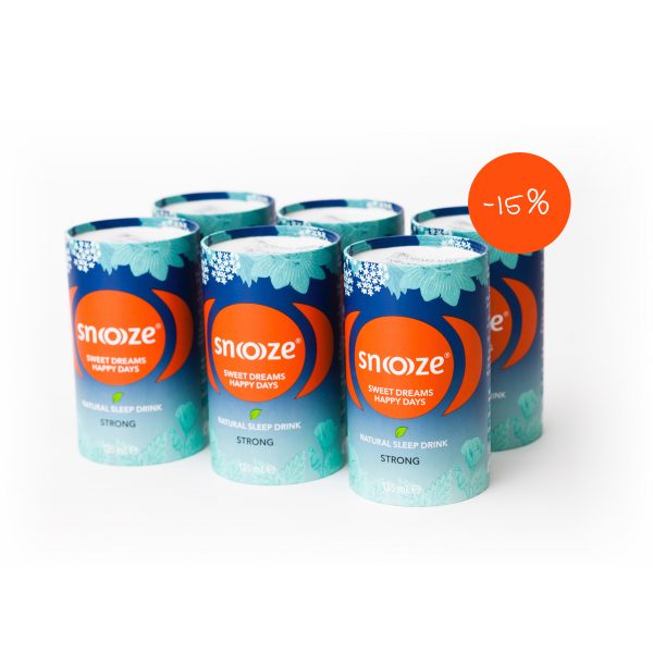 15 % off Snoooze 6-packs in Strong.